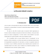 Creatividad y Sociedad. Por Una Escuela Infantil Creativa PDF