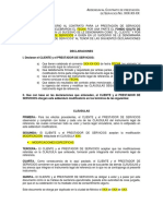 Addendum modifica contrato servicios prestación