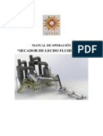 Manual de Operación Secador de Lecho Fluido - Rev01