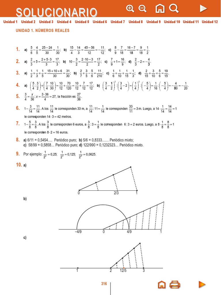Solucionario Matemáticas 1 Bachillerato | PDF | Enseñanza de matemática | Análisis matemático