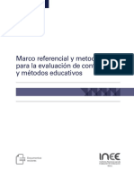2019 INEE Marco Referencia - Metod Eval Contenidos-Metodos PDF