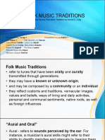 Folk Music Traditions 