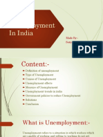 Unemployment Satyam