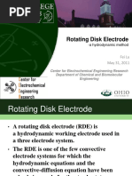 Rotating Disk Electrode: - A Hydrodynamic Method