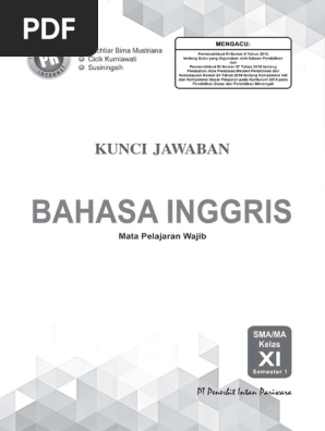 Kunci Jawaban Pr Bahasa Inggris 11a Edisi 20199