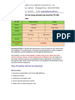 Quotation of Cow Dung Dewatering Machine