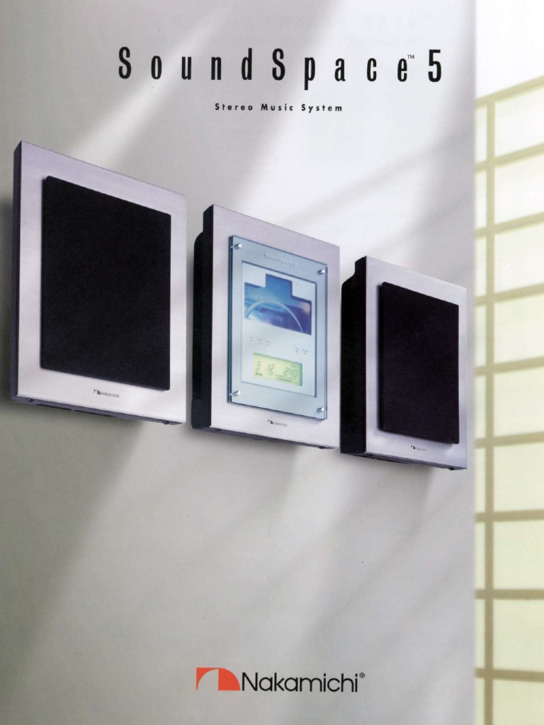 Hfe Nakamichi Soundspace 5 Flyer en | PDF | Loudspeaker | Recording