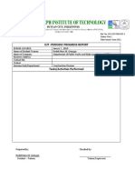 Ojt - Periodic Progress Report: Ref. No. DO-OJT-FNR-005-C Status: Rev 1 Date Issued: June 2011