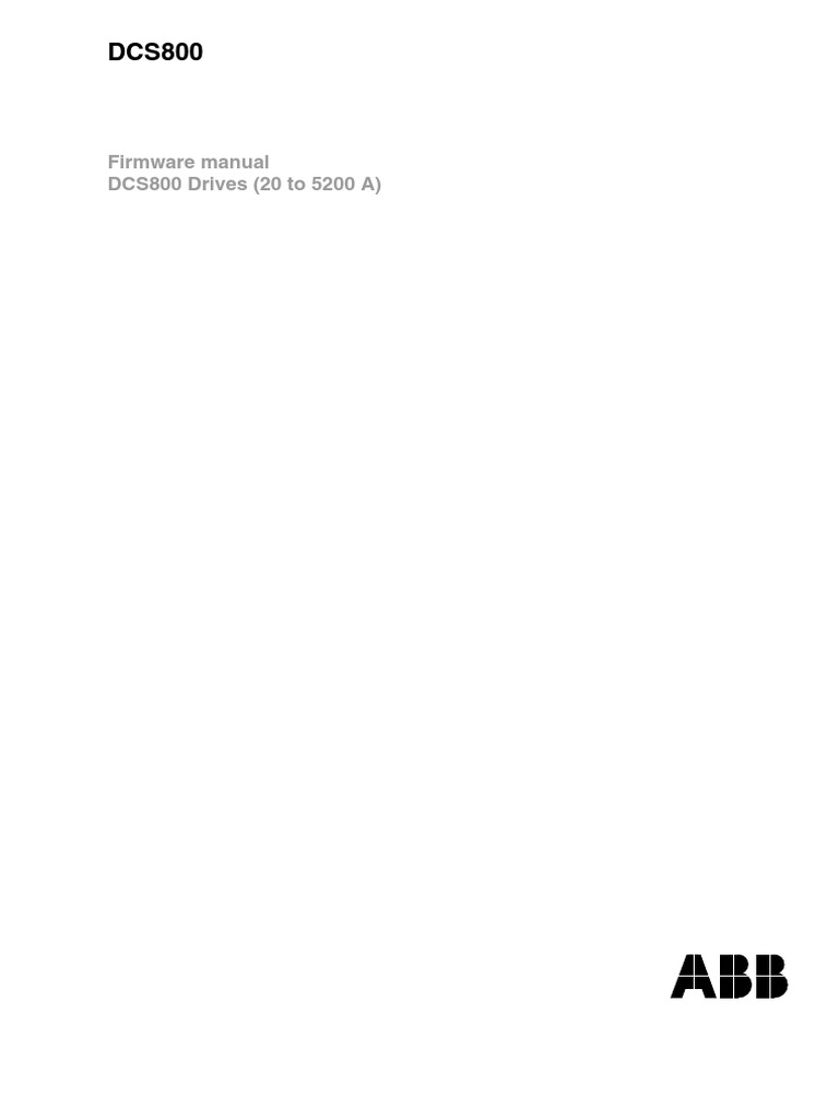 DCS800 Firmware Manual Overview | PDF | Coaxial Cable | Electrical ...