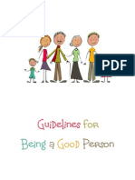 Guidelines for Being a Good Person