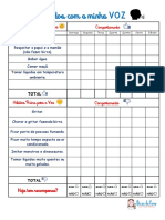 Tabela Infantil de Cuidados Com A Voz PDF