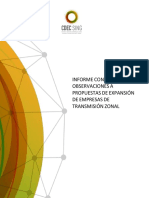 Informe recomendaciones