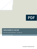 Sinamics DCM: Base Drive Panel Instructions - Version 2.0