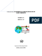 Normales Climatológicas en Un Clima Cambiante