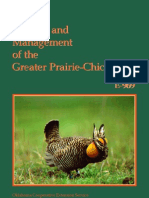 Ecology and Management of The Greater Prairie-Chicken