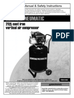 21 Cast Iron Vertical Air Compressor: Owner's Manual & Safety Instructions