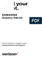 Samsung Galaxy Tab S4 Quick Start Guide