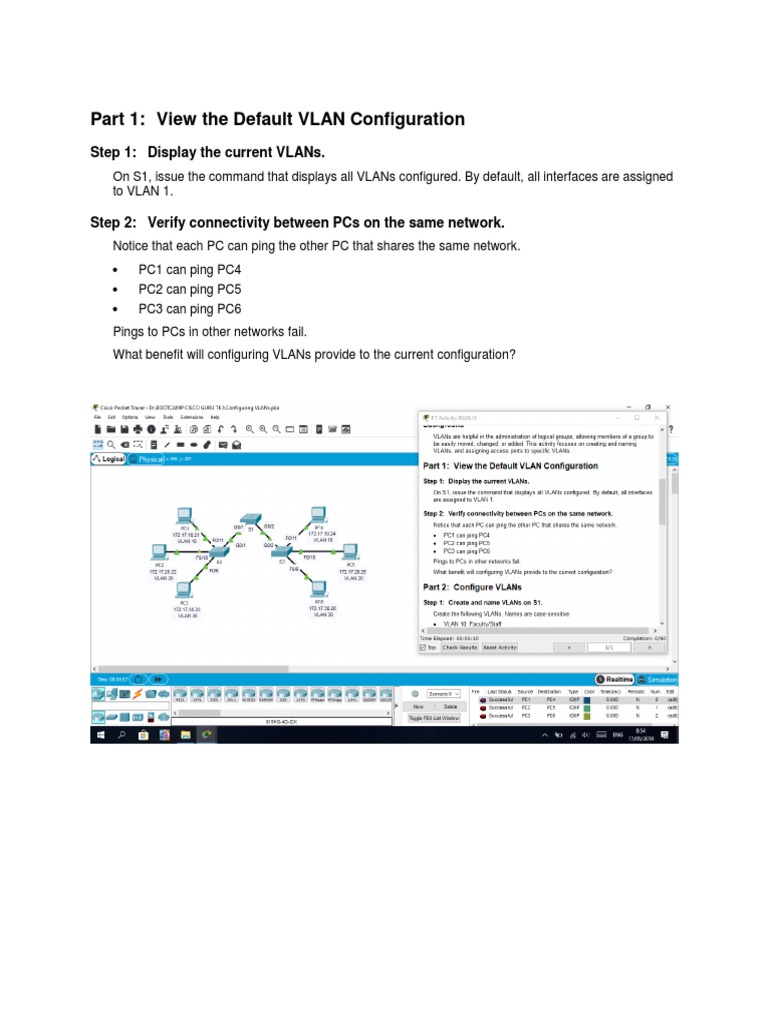 Display VLAN Name and Status Command | PDF | Computers | Technology ...
