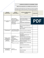 Matriz de Jerarquizacion Con Medidas de Prevencion y Control Frente A Un Peligro Riesgo