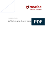 Mcafee Enterprise Security Manager 10.1.0: Installation Guide