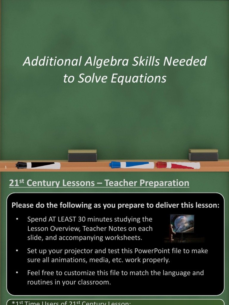 Advanced Equation Solving Techniques | PDF | Equations | Fraction ...