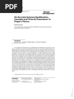 On the links between equilibration, causality, and "prise de conscience"in Piaget's theory