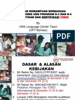 Sosialisasi TOEIC 2019