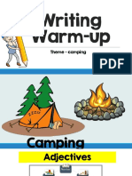 Writing Warm-Up Camping