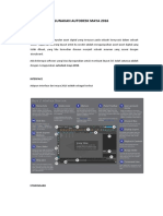 3D Layout Dengan Maya 2016