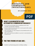 Augmentative and Alternative Communication (Aac) 1