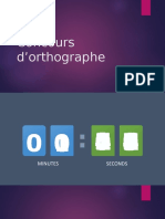 Concours D'orthographe