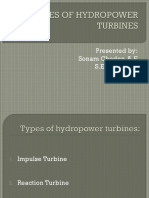 Types of Hydropower Turbines Explained | PDF | Turbine | Turbomachinery