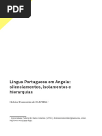 língua portuguesa em Angola