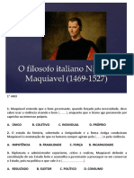 Nicolau Maquiavel 1° Filosofia