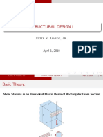 Structural Design I: Felix V. Garde, JR