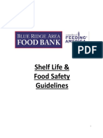 Shelf Life & Shelf Life & Food Safety Guidelines Guidelines