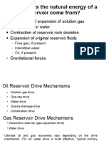 Natural energy sources in oil and gas reservoirs