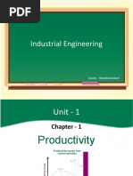 Industrial Engineering - Productivity