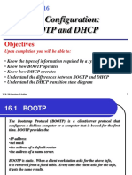 Host Configuration: Bootp and DHCP: Objectives