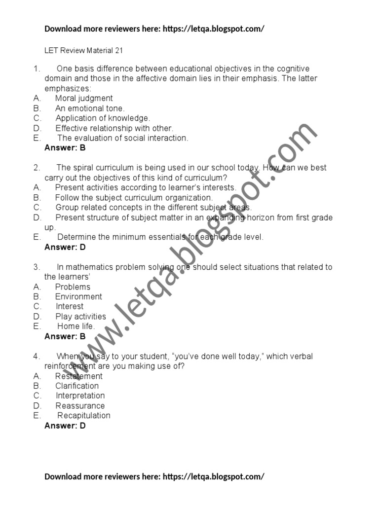 Educational Objectives and Teaching Strategies | PDF | Learning | Teachers