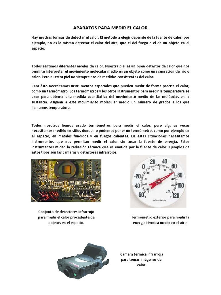 APARATOS PARA MEDIR EL CALOR 1.docx Calor Infrarrojo