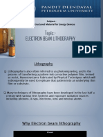 Electron Beam Lithography