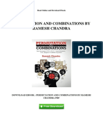 Permutation and Combinations by Ramesh Chandra PDF