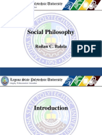 Social Philosophy: Its Nature and Scope