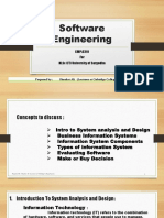 Software Engineering: CMP:3310 For M.SC (IT) University of Sargodha