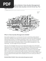 The Ultimate Guide To Modern Data Quality Management DQM For An Effective Data Quality Control Driven