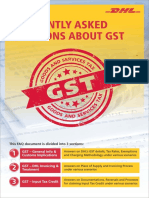 Frequently Asked Questions About GST: GST - General Info & Customs Implications