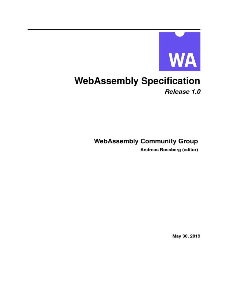 Web Assembly | Download Free PDF | Subroutine | Computer Programming