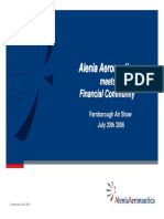 Alenia Aerostructure Market 2006 PDF