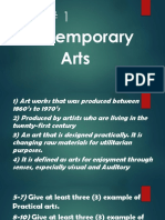Quizzes (Contemporary Arts) .PPTX (Autosaved)